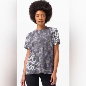 Lululemon All Yours Tee Shirt Marmoleado Tie Dye T Shirt